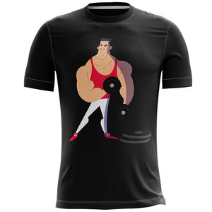 เสื้อยืดเจอร์ซีย์พิมพ์ลายระบายอากาศได้ดี ไซส์พลัส ออกแบบเองได้ พร้อมโลโก้ตามสั่ง - Product Image 1