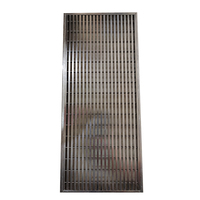 Grille en acier inoxydable galvanisée à chaud, plateforme de passage extérieure industrielle, revêtement de sol antidérapant