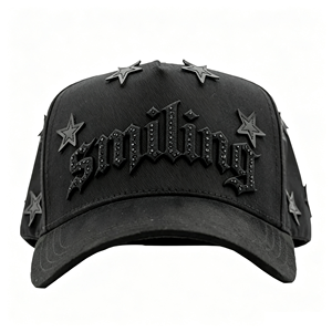 In Stock cappellini da Baseball con logo ricamo foderato di raso originale visiera In Suede nero 5 pannelli a cornice i cappelli Gorras Barbas - Product Image 2