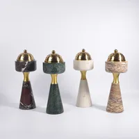 Offre Spéciale – Brûleur d'encens en marbre de travertin naturel Bakhoor Mubkhar, écologique, pour la maison, l'hôtel, la décoration religieuse et l'arôme arabe