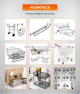เครื่องขึ้นรูปลวดชั้นวางตะกร้าเครื่องดัดลวด3D อัตโนมัติ CNC - Product Image 6