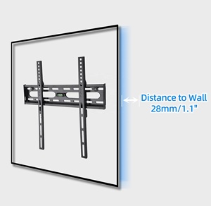 <span class=keywords><strong>Support</strong></span> <span class=keywords><strong>mural</strong></span> <span class=keywords><strong>fixe</strong></span> pour téléviseur VESA 400x400, de haute qualité, abordable, en gros, fabriqué en Chine, par le <span class=keywords><strong>meilleur</strong></span> fabricant, OEM/ODM, dernier modèle. - Product Image 3