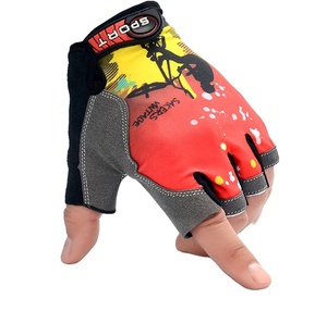 Gants de vélo unisexes personnalisés, doux et confortables, à demi-doigts, pour le cyclisme, la moto et la conduite - Product Image 1