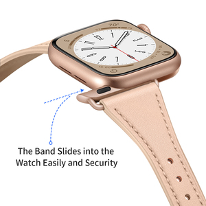 <span class=keywords><strong>Bracelet</strong></span> mince en cuir véritable pour <span class=keywords><strong>Apple</strong></span> <span class=keywords><strong>Watch</strong></span> Band 45mm 49mm 41mm <span class=keywords><strong>44mm</strong></span> 42mm 40mm Hommes/Femmes <span class=keywords><strong>Bracelet</strong></span> IWatch Ultra8 7 6 - Product Image 6