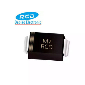 Diodo Rectificador STD <span class=keywords><strong>M7</strong></span> 1A 1000V, Diodo Rectificador de Montaje Superficial, Embalaje SMA - Product Image 1