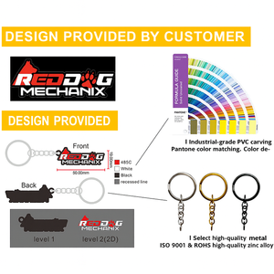 Porte-clés en silicone souple, design d'entreprise certifié, cadeau d'entreprise, logo personnalisé 2D/3D, porte-clés en PVC pour promotion - Product Image 6