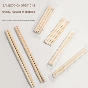 Baguettes en bambou télescopiques jetables personnalisées avec logo écologique imprimé - Product Image 4