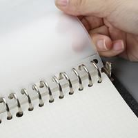Doc — pochette de rangement pour documents A6 A5 A4 A7, multi-usage, classeur de poche à 6 trous, fermeture à glissière ample, sacs en feuille en PVC à fermeture éclair, dossier de rangement
