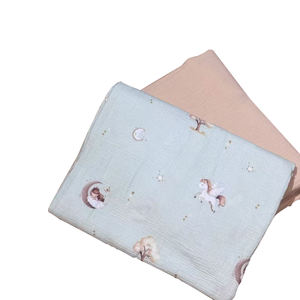 100% mousseline de coton imprimée tissée de qualité supérieure 400TC Kit de quatre pièces de mariage moderne toute saison écologique draps plats - Product Image 6