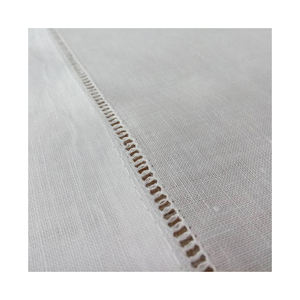 Serviettes en lin faites à la main du fabricant Serviettes en tissu brodées émeraude bleue et blanche avec options de taille disponibles - Product Image 5