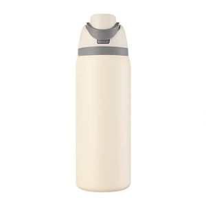 Nueva Botella Deportiva de Acero Inoxidable con Aislamiento al Vacío de 32 oz para Frutas, Viajes y Automóvil, con Pajita - Product Image 3