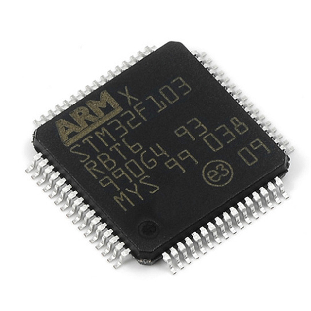 STM32F103RBT6 ARM Cortex-M3 32-bit Microcontroller MCU Chip LQFP-64 72MHz 128KB Flash for Dev Board & Industrial in Stock