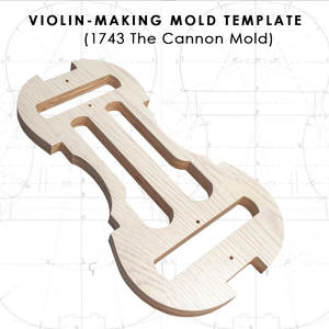 Violon faisant moule <span class=keywords><strong>Guarneri</strong></span> <span class=keywords><strong>Cannone</strong></span> modèle moule intérieur Cremona Cannon 1743 violons faits à la main bricolage Voilins Makers - Product Image 2