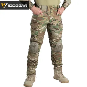 IDOGEAR גברים G4 בגדי הסוואה טקטיים מדים קרביים BDU עם מגני ברכיים מגני מרפקים