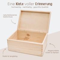 Boîte à souvenirs personnalisée pour bébé avec nom personnalisé, boîte à souvenirs de naissance et de baptême pour bébé fille ou garçon