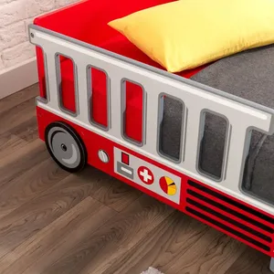 Camión de bomberos para niños, cama para niños, camas para adolescentes, cuna para bebés, muebles para niños, muebles para niños - Product Image 4
