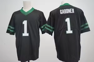 NYJ 1 소스 가드너 20 브리스 홀 12 조 나마스 5 개럿 윌슨 자수 최고 품질 스티치 미식 축구 유니폼 - Product Image 6