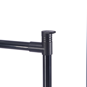 Có Thể Điều Chỉnh Kim Loại Quần Áo May Mặc Giá Sàn Đứng Áo Đứng Bánh Xe Cho Phòng Khách Phòng Tắm Thiết Kế Tối Giản Có Thể Gập Lại - Product Image 5