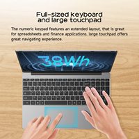 Alldocube GTBook 15 Ordinateur portable 15.6 Zoll FHD IPS 1920x1080 Intel Celeron N5100 12GB RAM 256GB SSD Win 11 Ordinateurs portables PC