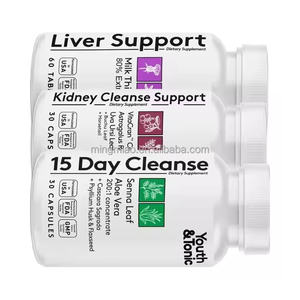 Gençlik <span class=keywords><strong>Tonic</strong></span> 3X vücut temizlemek detoks hapları 120 kapsül bitkisel takviyeler kadın erkek destek sağlıklı karaciğer kolon fonksiyonu - Product Image 4