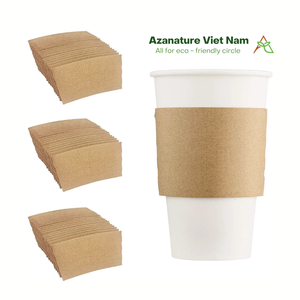 Best Selling Eco Friendly Custom Printed <b>Disposable</b> Black Food Grade Coffee <b>Cup</b> Sleeve Premium Quality Wholesale - Product Image 6