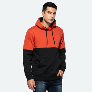 Mens High Quality Fitness Custom Half Zip Hoodie <b>Sweatshirts</b> Polyester/Cotton <b>Velour</b> Oversized Color Blocking Sizes XXL XS - Product Image 1
