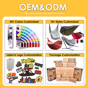 Amaca da campeggio in tela di alta qualità amaca da viaggio portatile amaca da esterno per interni senza supporto - Product Image 5