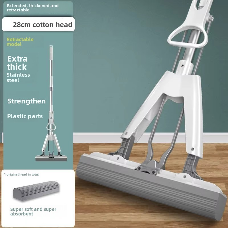 White extension pole - telescopic version