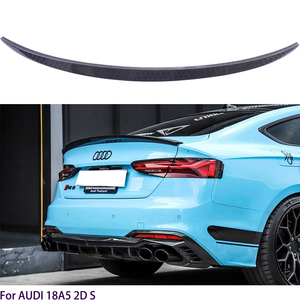For A5 S5 RS5 B9 2Door Coupe S Style Honeycomb Carbon Fiber Rear Spoiler Trunk Wing 2016-2025 - Product Image 2
