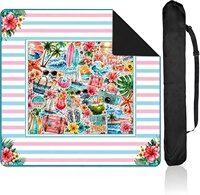 Tapis de Mahjong de Haute Qualité Motif Corail, Pivoine et Oiseaux pour Table, Jardin Floral, Jeu Américain, Cadeau Premium pour Ensemble de Mahjong Américain