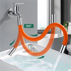 1 pièce 20/30/50cm Extension <span class=keywords><strong>robinet</strong></span> de salle de bains <span class=keywords><strong>tuyau</strong></span> en plastique <span class=keywords><strong>cuisine</strong></span> <span class=keywords><strong>robinet</strong></span> Extension de <span class=keywords><strong>robinet</strong></span> - Product Image 4