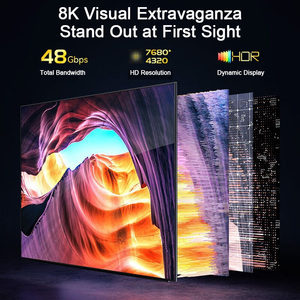 Cable de Fibra Óptica HDTV 2.1 con Revestimiento de PVC, AOC 8K 48Gbps, Óptico Activo Macho a Macho, HDR, Sincronización de Audio y Video, 10m, Plug and <span class=keywords><strong>Play</strong></span> - Product Image 3