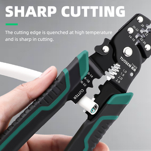 Pince à dénuder professionnelle multifonction en acier au carbone, pince à sertir automatique pour câbles, DIY, plastique, OEM, prix bas - Product Image 5