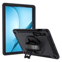 Étui de protection intégrale pour tablette avec support rotatif à 360° et emplacement pour stylet pour Samsung Tab S7 11 pouces SM-X730 SM-X736B