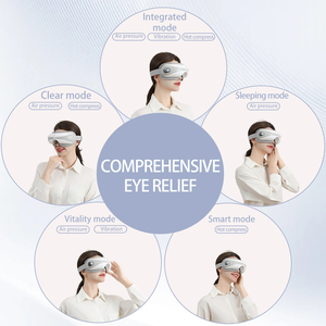Masseur oculaire à vente directe d'usine avec Bluetooth, compresse chaude, protection oculaire par pression, fonction musicale, chargement USB Type-C - Product Image 5