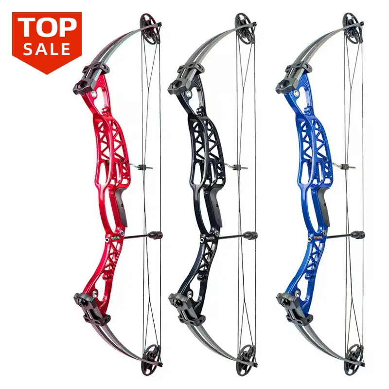 Hi Top High Quality 40-60Lbs Sport Adult tiro con l'arco Kit Youth Compound Bow And Arrow Set per la competizione