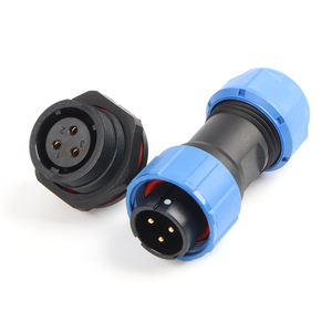Connettore Automobilistico <span class=keywords><strong>SP17</strong></span> a 2/3/4/5/7/9 Pin, Spina Aviazione con Fissaggio Frontale, 5A 10A - Product Image 2