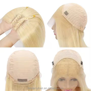 Peluca Bob de Cabello Humano 100% Pre-estilizada, Ondulada, Rubia 613, Densidad 180%, de 10-16 Pulgadas, con Encaje Frontal, Sin Pegamento, para Mujer - Product Image 5