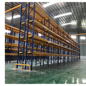 Panier de rangement sélectionné en acier, chariot d'entrepôt à assembler, palette en acier robuste, système de support sélectionné - Product Image 2