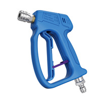 Pistolet de lavage de voiture électrique manuel 3/8 intégré, pivotant et autobloquant, 4500 psi, lance courte, nettoyeur haute pression en laiton