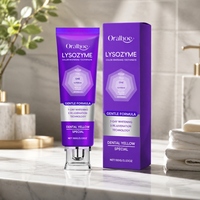 Dentifrice blanchissant au lysozyme violet, formule douce, blanchiment des dents en 7 jours, soins dentaires, produit d'hygiène bucco-dentaire