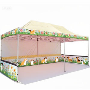 Tenda Makanan Portabel Lipat dengan Logo Kustom untuk Pameran Dagang Luar Ruangan, Desain Gratis, Acara Periklanan Ramah Lingkungan - Product Image 6