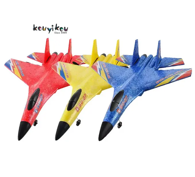KYK juguetes 2022 aircraft model su 35 air plane flying rc toy radio remote control rc toys epp throw airplane glider toy plane