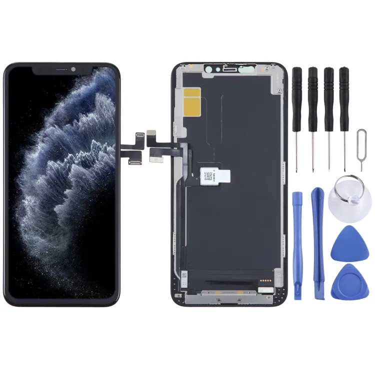 Parti di riparazione di recupero per il telefono cellulare per iPhone 11 Pro Soft OLED schermo LCD per iPhone 11 Pro Max con Digitizer Full Assembly