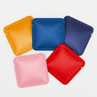 Emballage de sachet en aluminium avec fermeture à trois côtés, imprimé sur mesure, pour poudre