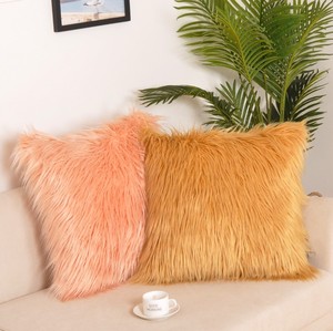 OEM <span class=keywords><strong>fourrure</strong></span> literie haute pile décorative fausse <span class=keywords><strong>fourrure</strong></span> oreillers <span class=keywords><strong>housse</strong></span> de <span class=keywords><strong>coussin</strong></span> - Product Image 4