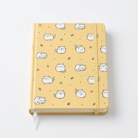 Carnet personnalisé imprimé avec des dessins animés, avec une bande élastique, journal de notes de bureau pour l'organisation quotidienne des tâches sur le bureau