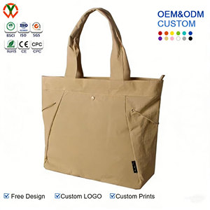 Bolso <span class=keywords><strong>de</strong></span> Mano <span class=keywords><strong>de</strong></span> Nailon con Logotipo Personalizado al por Mayor, Bolso Tote Informal para Mujer, Bolso <span class=keywords><strong>de</strong></span> Hombro Ligero para Viajes, <span class=keywords><strong>Trabajo</strong></span> y Compras - Product Image 1