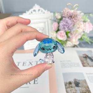 Vente chaude, figurine d'animaux mignons en cristal <span class=keywords><strong>K9</strong></span> de haute qualité, modèle de <span class=keywords><strong>chien</strong></span> en verre de cristal pour collection, souvenir, décoration de la maison - Product Image 4