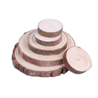 Sous-verre rond en bois pliable classique et simple, écologique, multi-tailles, empilable, organisateur domestique, conteneur, vente en gros OEM